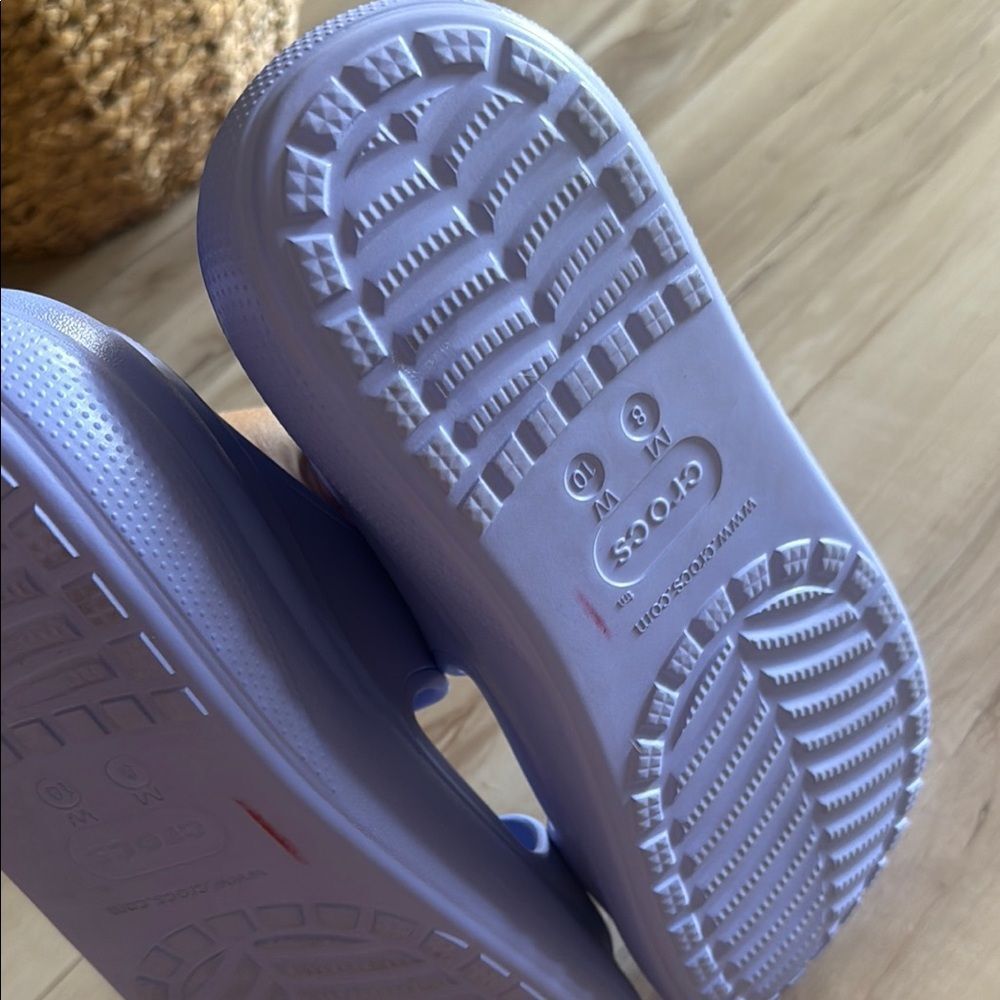 Crocs Women's Crush Sandals in Moon Purple - Picture 8 of 10